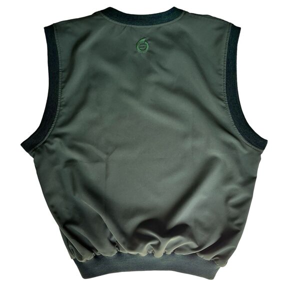 Sunderland Of Scotland Green Vest  Mens Large Naples Nat’l Pullover Windbreaker - Picture 5 of 15